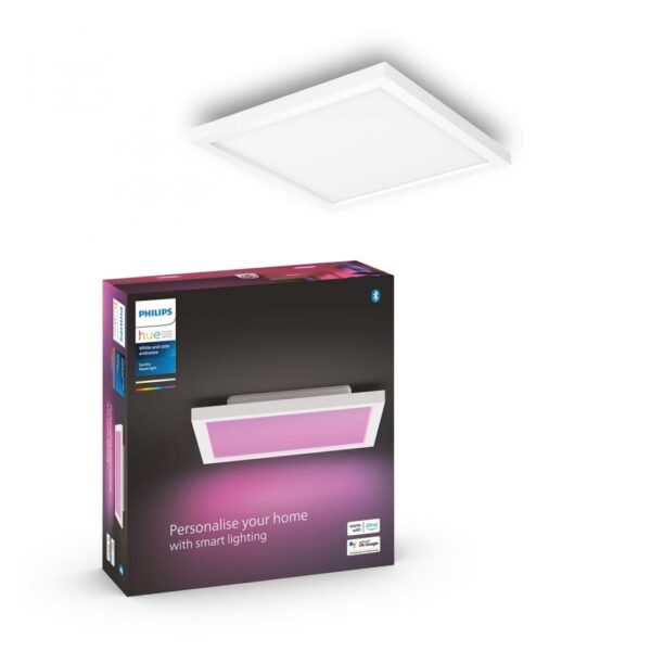 Panou inteligent LED RGB Philips Hue Surimu SQ, Bluetooth, 25W, - Image 3
