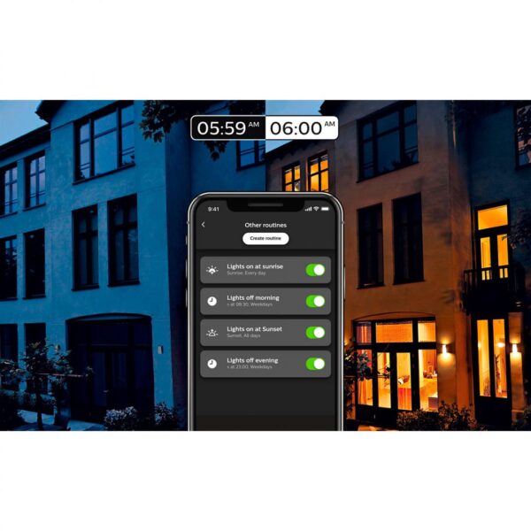 Pachet 2 Becuri LED RGB inteligente Philips Hue A60, E27, - Image 6