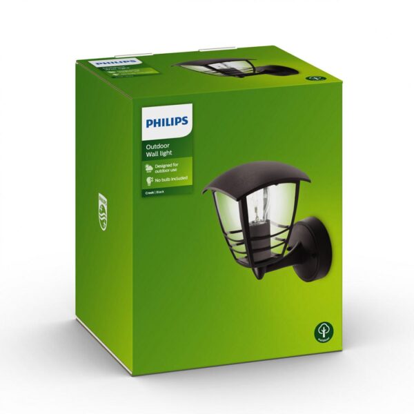 Aplica tip felinar pentru exterior Philips Creek UP, 1xE27, max - Image 3