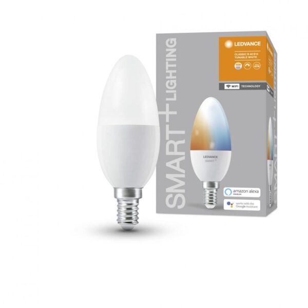 Bec LED inteligent Ledvance SMART+ WiFi Candle Tunable White B, - Image 5