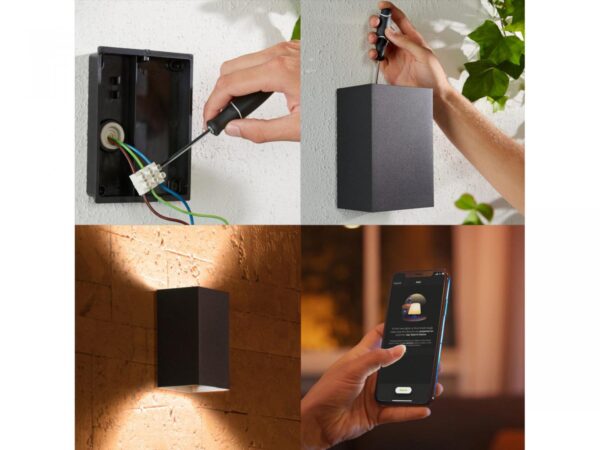 Aplica LED RGB pentru exterior Philips Hue Resonate UP&DOWN, 2x8W - Image 4