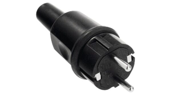 Stecker din cauciuc Bachmann, culoare: negru.