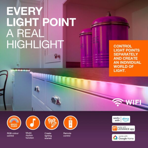 Kit Banda LED RGB inteligenta Ledvance SMART+ Wifi FLEX Magic - Image 3