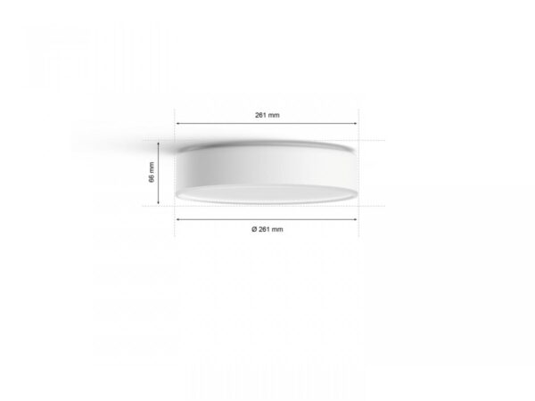 Plafoniera LED Philips Hue Enrave, Bluetooth, 9.6W, 1220 lm, lumina - Image 3