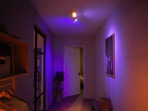 Plafoniera LED RGB Philips Hue Centris, Bluetooth, cu 2xGU10, 2x5.7W - Image 4