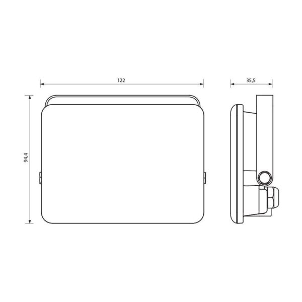 Proiector LED Vivalux RICH, 20W, 230V, 1800 lm, lumina rece - Image 4