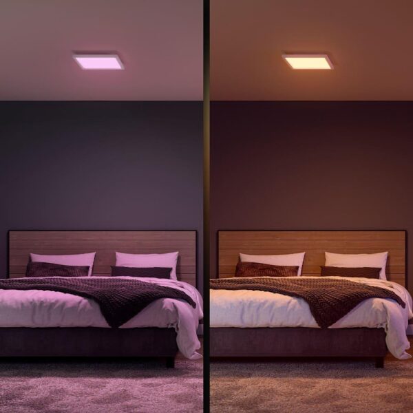 Panou inteligent LED RGB Philips Hue Surimu SQ, Bluetooth, 25W, - Image 4