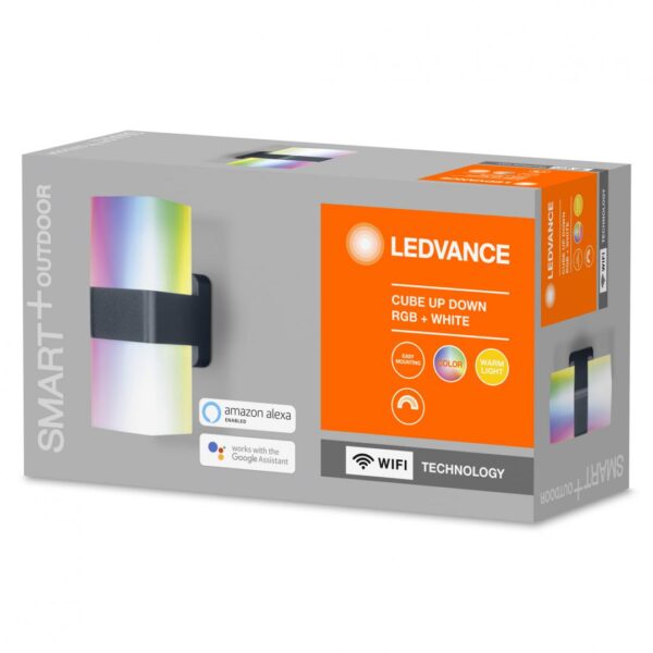 Aplica LED RGB pentru exterior Ledvance SMART+ Wifi Cube UpDown, - Image 7